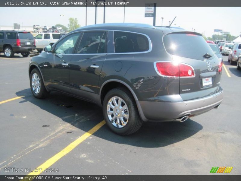 Cyber Gray Metallic / Titanium/Dark Titanium 2011 Buick Enclave CXL