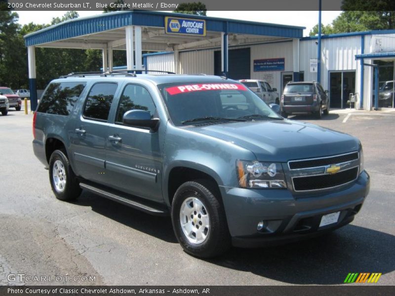 Blue Granite Metallic / Ebony 2009 Chevrolet Suburban LT