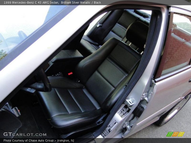 Brilliant Silver Metallic / Black 1999 Mercedes-Benz C 43 AMG Sedan
