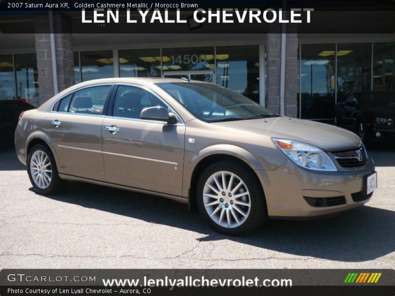 Golden Cashmere Metallic / Morocco Brown 2007 Saturn Aura XR