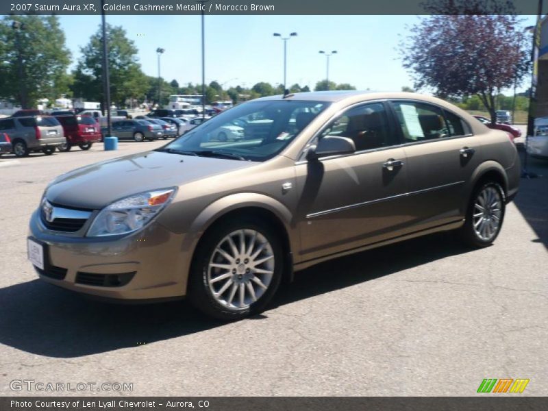 Golden Cashmere Metallic / Morocco Brown 2007 Saturn Aura XR