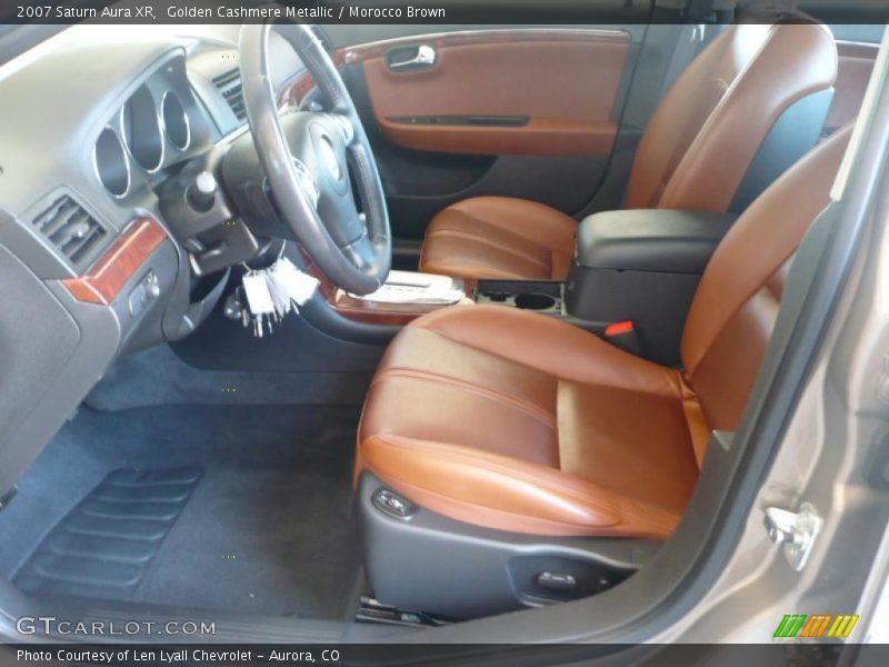 Golden Cashmere Metallic / Morocco Brown 2007 Saturn Aura XR