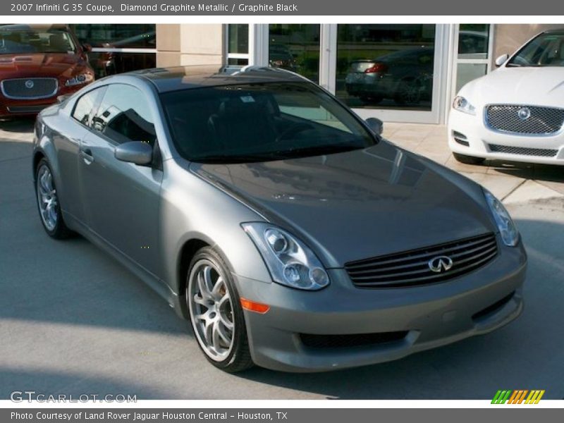 Diamond Graphite Metallic / Graphite Black 2007 Infiniti G 35 Coupe