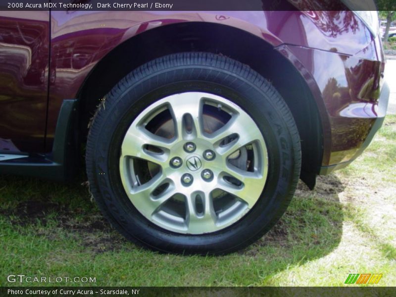 Dark Cherry Pearl / Ebony 2008 Acura MDX Technology