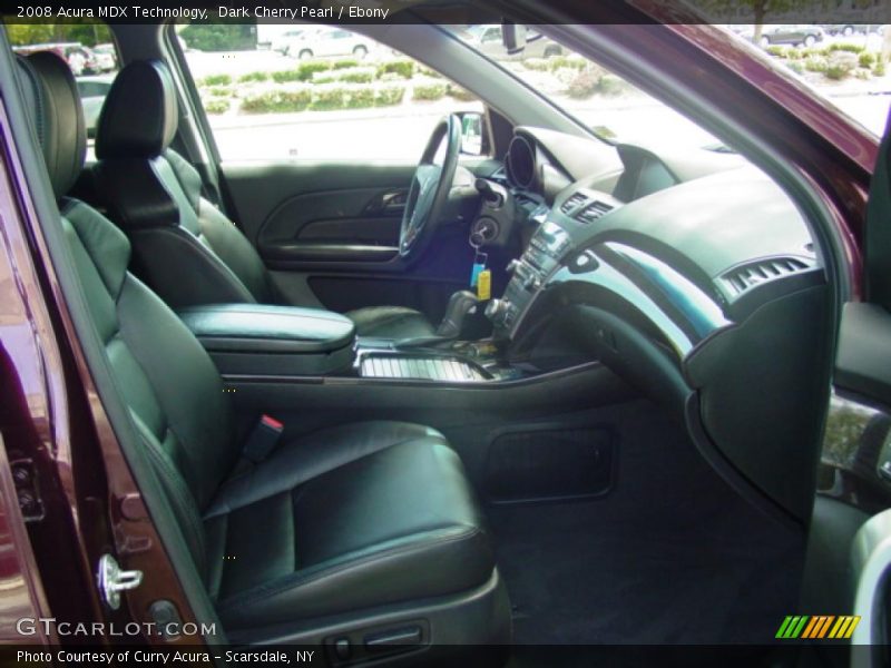 Dark Cherry Pearl / Ebony 2008 Acura MDX Technology