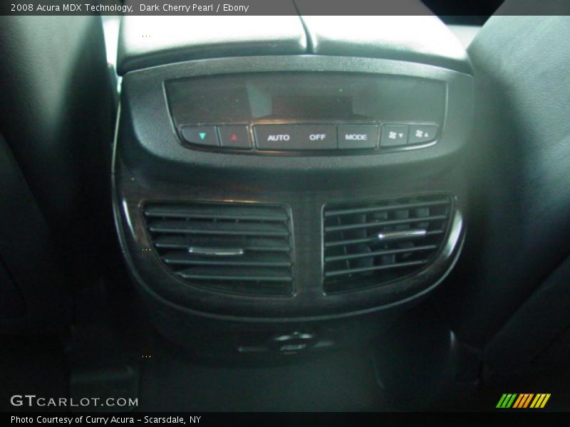 Dark Cherry Pearl / Ebony 2008 Acura MDX Technology