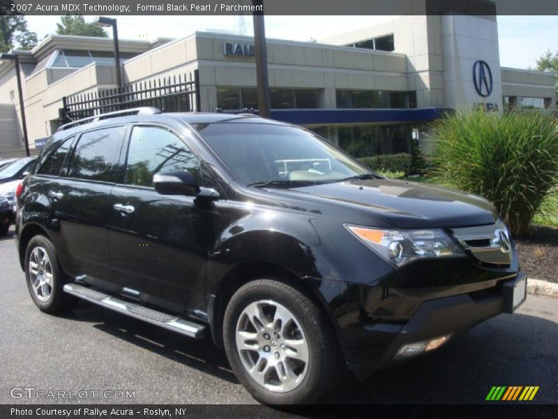 Formal Black Pearl / Parchment 2007 Acura MDX Technology