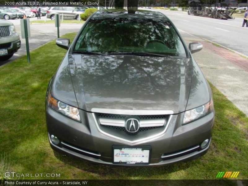 Polished Metal Metallic / Ebony 2008 Acura TL 3.2