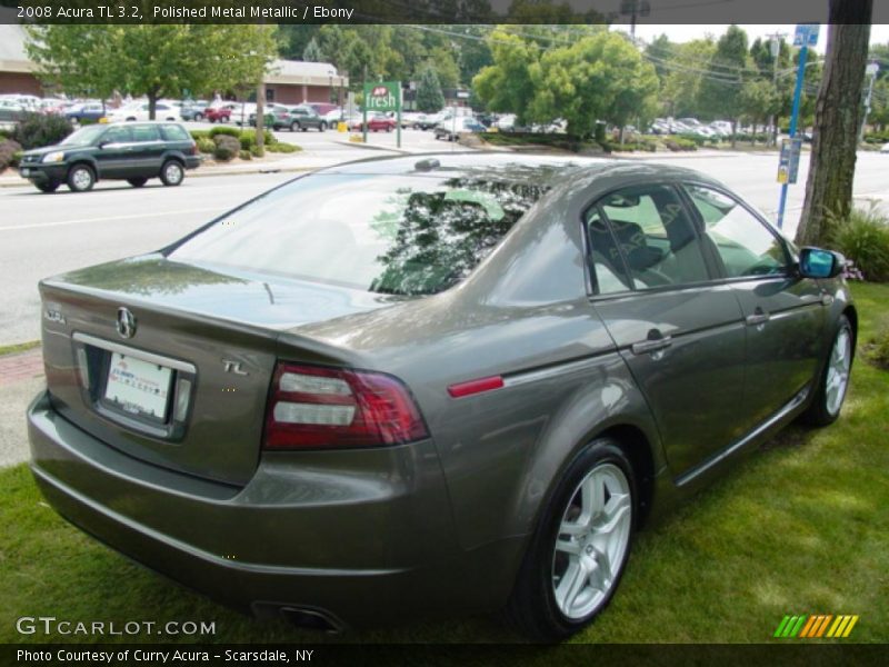 Polished Metal Metallic / Ebony 2008 Acura TL 3.2