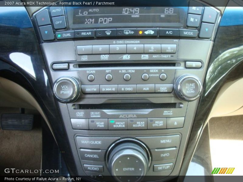 Formal Black Pearl / Parchment 2007 Acura MDX Technology