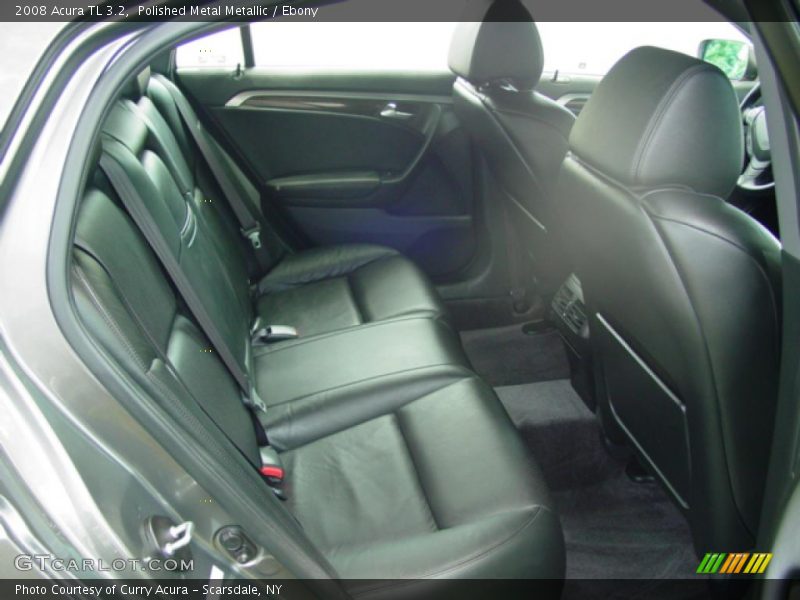 Polished Metal Metallic / Ebony 2008 Acura TL 3.2