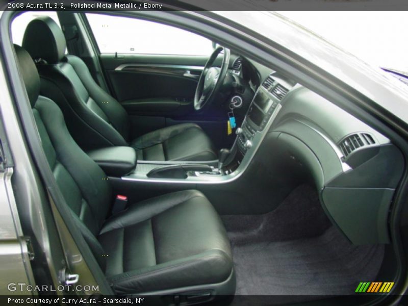Polished Metal Metallic / Ebony 2008 Acura TL 3.2