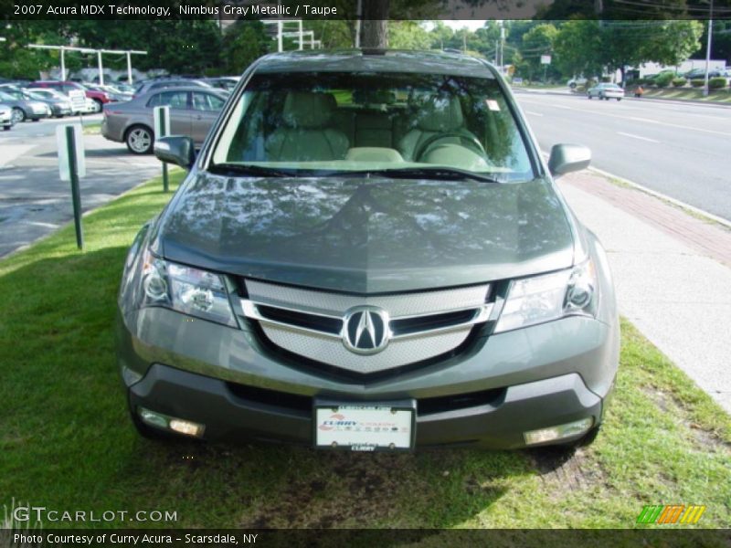Nimbus Gray Metallic / Taupe 2007 Acura MDX Technology