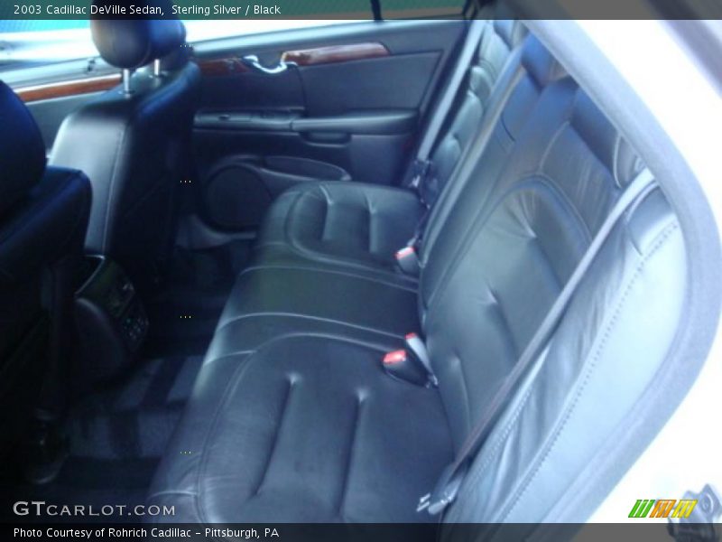 Sterling Silver / Black 2003 Cadillac DeVille Sedan