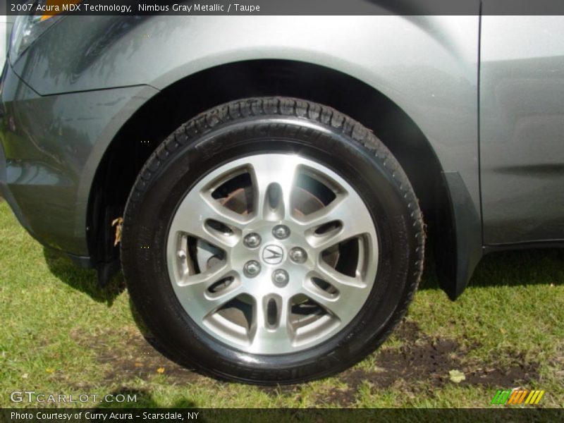 Nimbus Gray Metallic / Taupe 2007 Acura MDX Technology