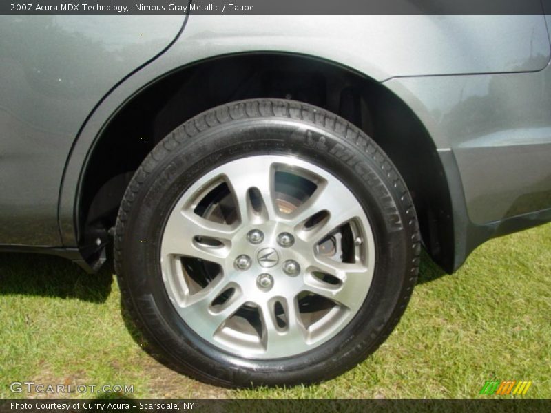 Nimbus Gray Metallic / Taupe 2007 Acura MDX Technology