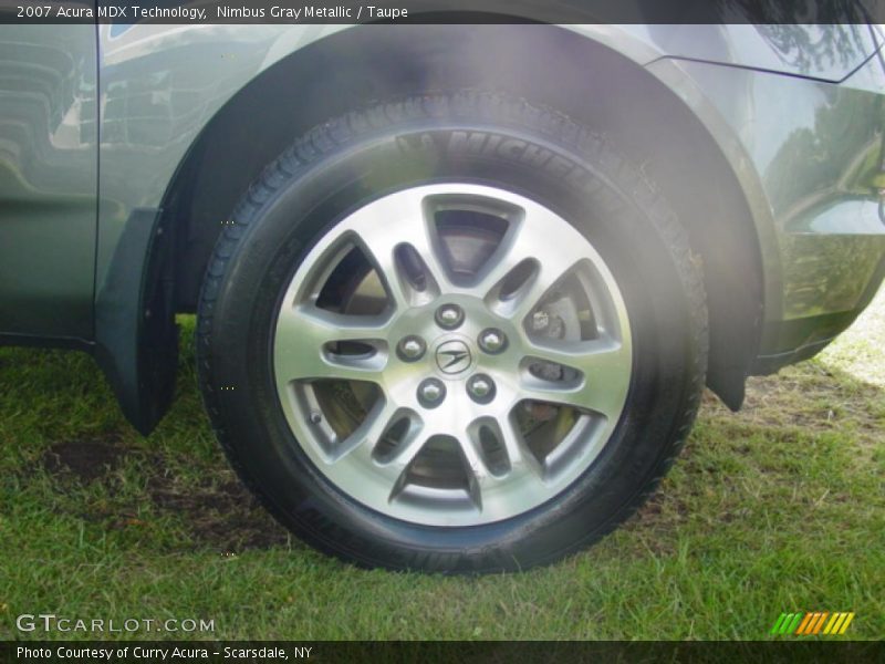 Nimbus Gray Metallic / Taupe 2007 Acura MDX Technology