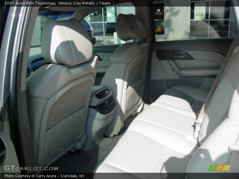 Nimbus Gray Metallic / Taupe 2007 Acura MDX Technology