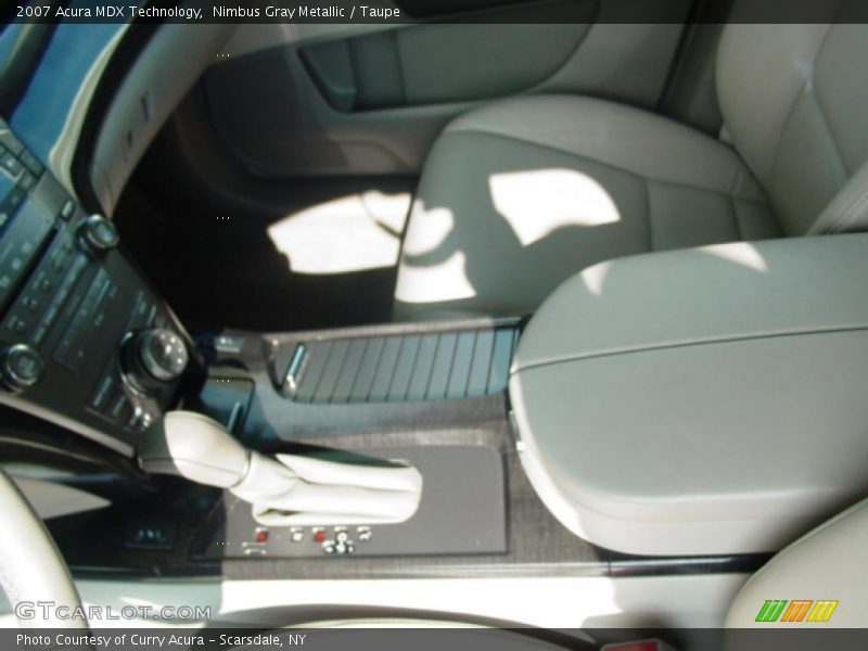 Nimbus Gray Metallic / Taupe 2007 Acura MDX Technology