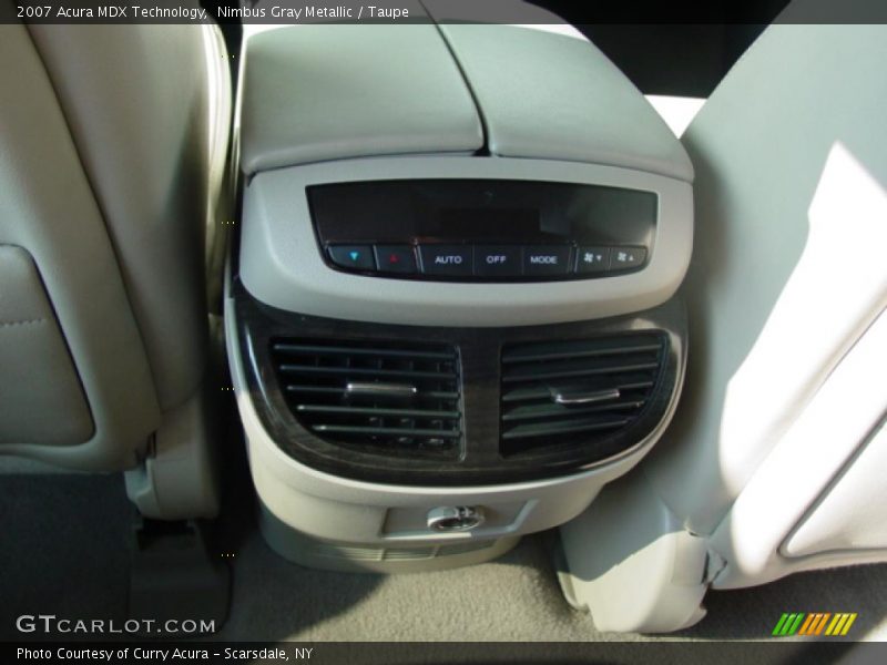 Nimbus Gray Metallic / Taupe 2007 Acura MDX Technology