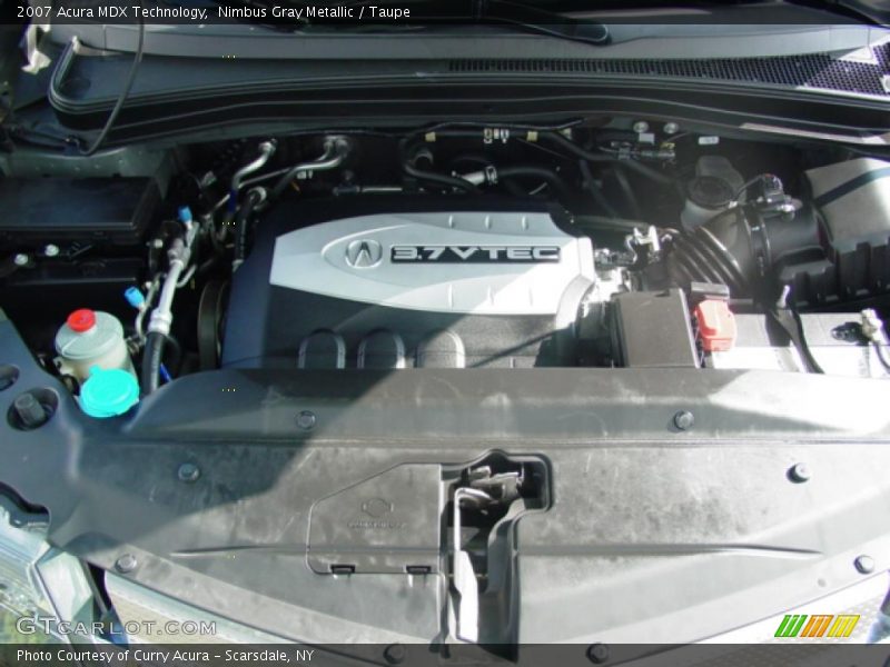 Nimbus Gray Metallic / Taupe 2007 Acura MDX Technology