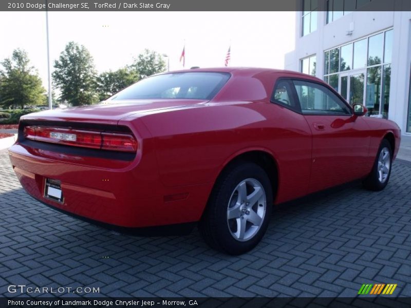 TorRed / Dark Slate Gray 2010 Dodge Challenger SE