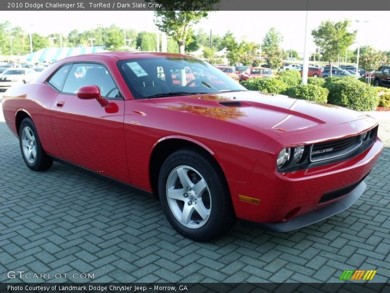 TorRed / Dark Slate Gray 2010 Dodge Challenger SE