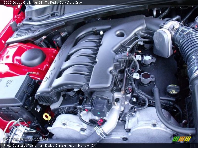 TorRed / Dark Slate Gray 2010 Dodge Challenger SE
