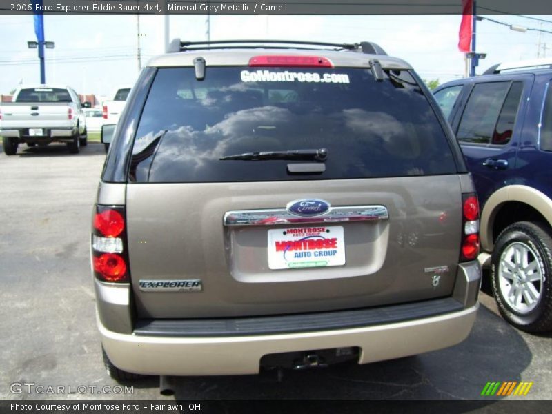 Mineral Grey Metallic / Camel 2006 Ford Explorer Eddie Bauer 4x4