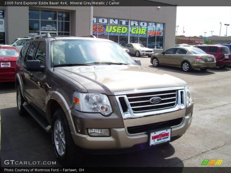 Mineral Grey Metallic / Camel 2006 Ford Explorer Eddie Bauer 4x4