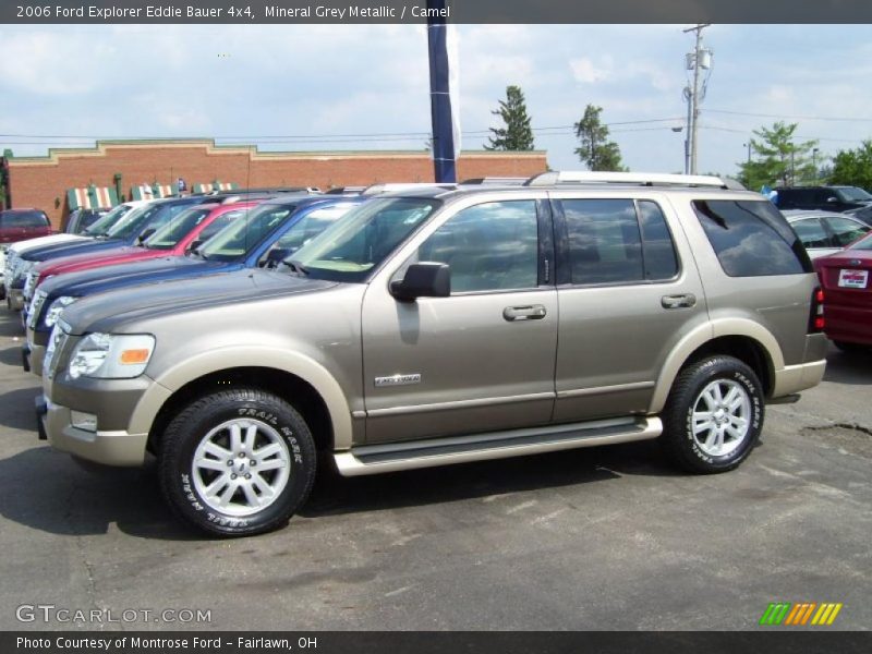 Mineral Grey Metallic / Camel 2006 Ford Explorer Eddie Bauer 4x4