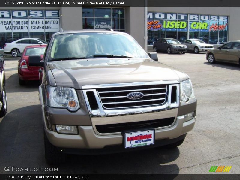 Mineral Grey Metallic / Camel 2006 Ford Explorer Eddie Bauer 4x4