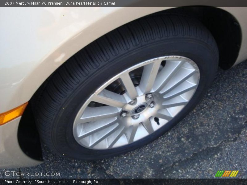 Dune Pearl Metallic / Camel 2007 Mercury Milan V6 Premier