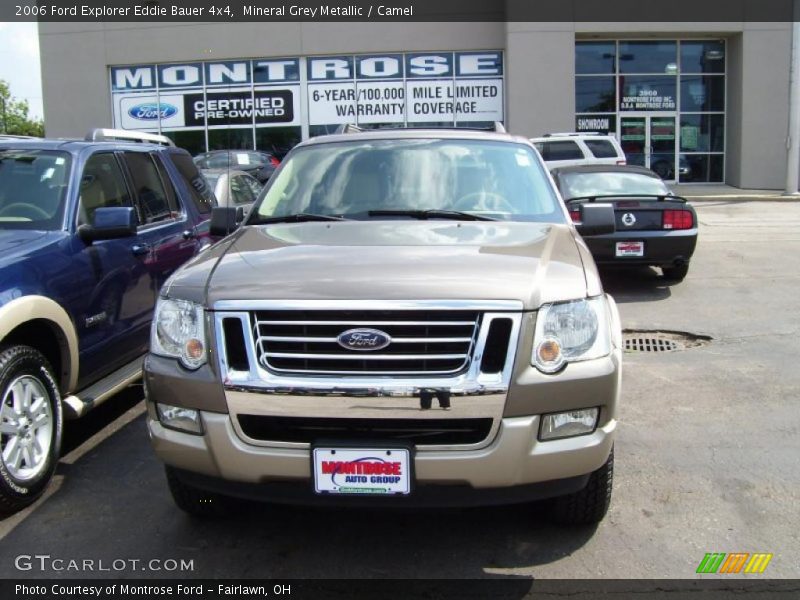 Mineral Grey Metallic / Camel 2006 Ford Explorer Eddie Bauer 4x4