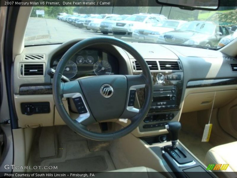 Dune Pearl Metallic / Camel 2007 Mercury Milan V6 Premier