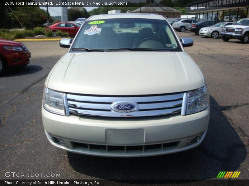 Light Sage Metallic / Medium Light Stone 2008 Ford Taurus Limited