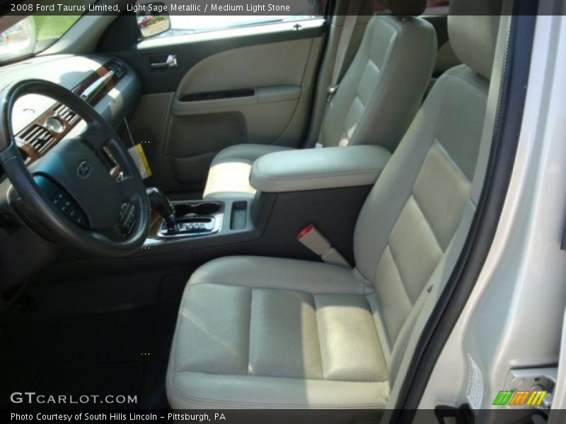Light Sage Metallic / Medium Light Stone 2008 Ford Taurus Limited