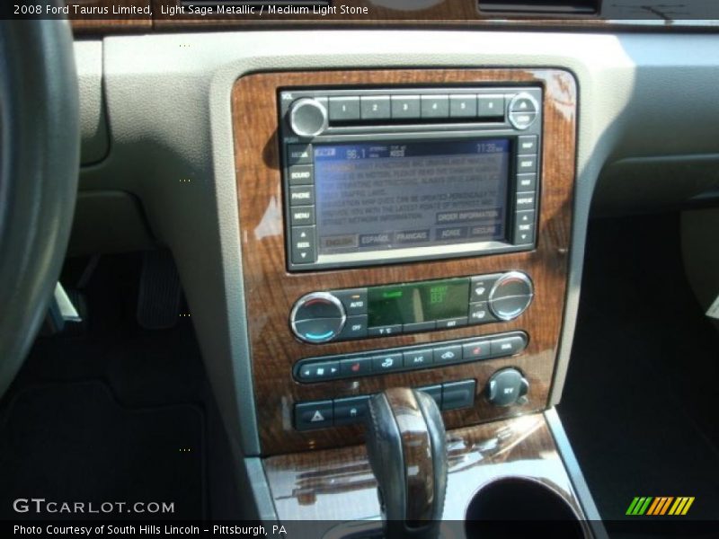 Light Sage Metallic / Medium Light Stone 2008 Ford Taurus Limited