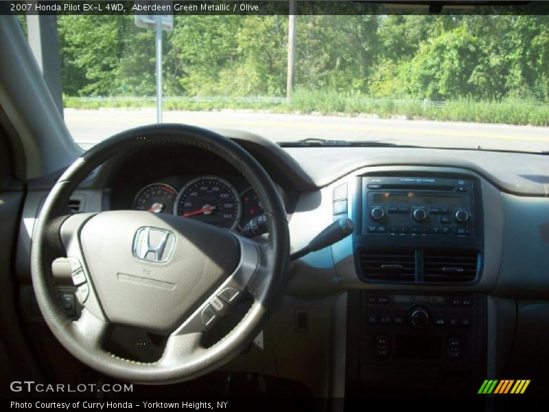Aberdeen Green Metallic / Olive 2007 Honda Pilot EX-L 4WD