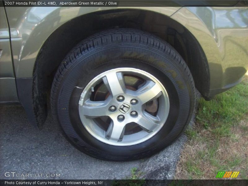 Aberdeen Green Metallic / Olive 2007 Honda Pilot EX-L 4WD