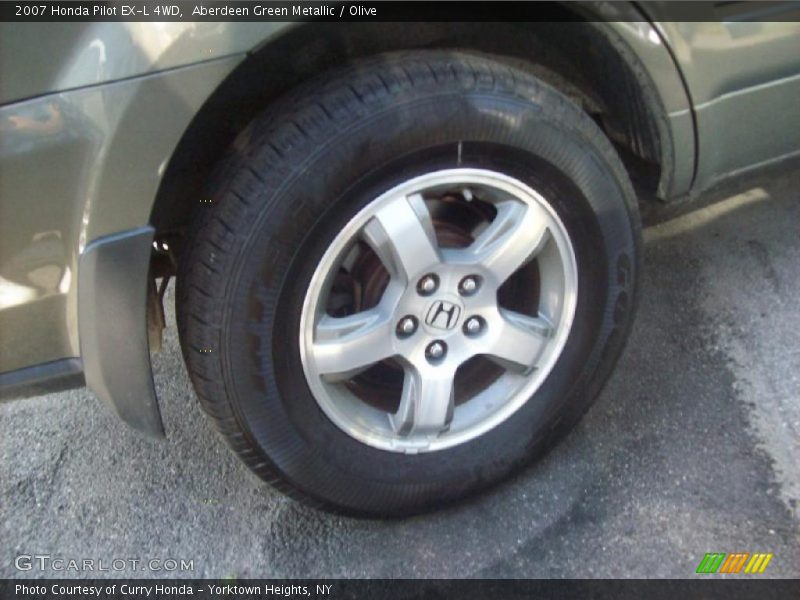 Aberdeen Green Metallic / Olive 2007 Honda Pilot EX-L 4WD