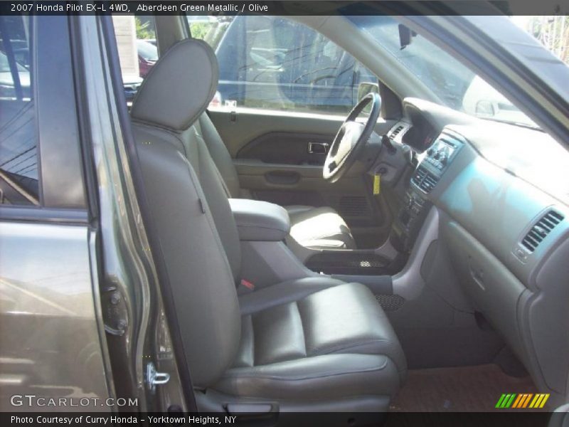 Aberdeen Green Metallic / Olive 2007 Honda Pilot EX-L 4WD