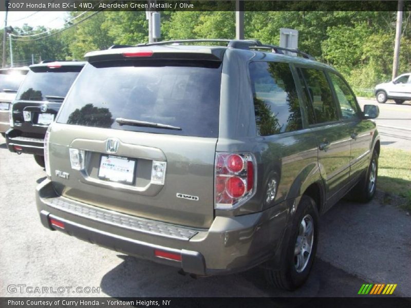 Aberdeen Green Metallic / Olive 2007 Honda Pilot EX-L 4WD
