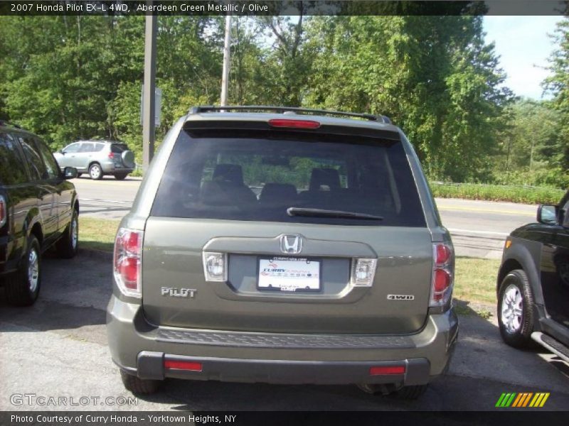 Aberdeen Green Metallic / Olive 2007 Honda Pilot EX-L 4WD