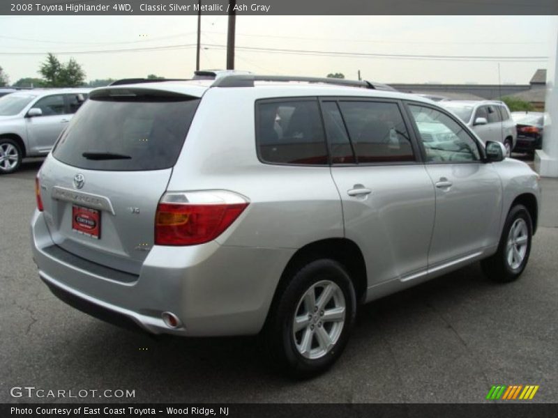 Classic Silver Metallic / Ash Gray 2008 Toyota Highlander 4WD