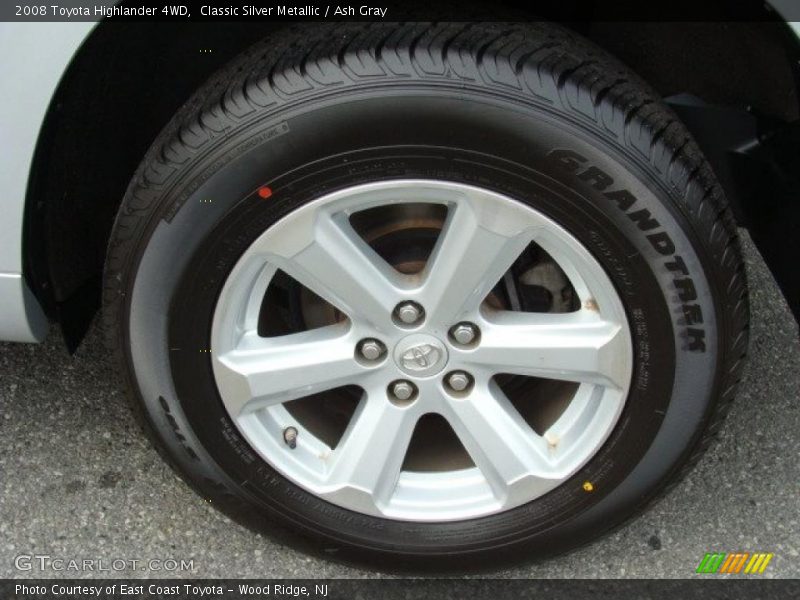 Classic Silver Metallic / Ash Gray 2008 Toyota Highlander 4WD