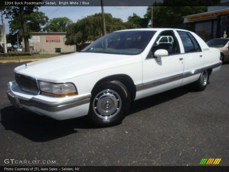 Bright White / Blue 1994 Buick Roadmaster Sedan
