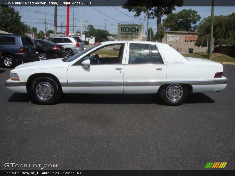 Bright White / Blue 1994 Buick Roadmaster Sedan