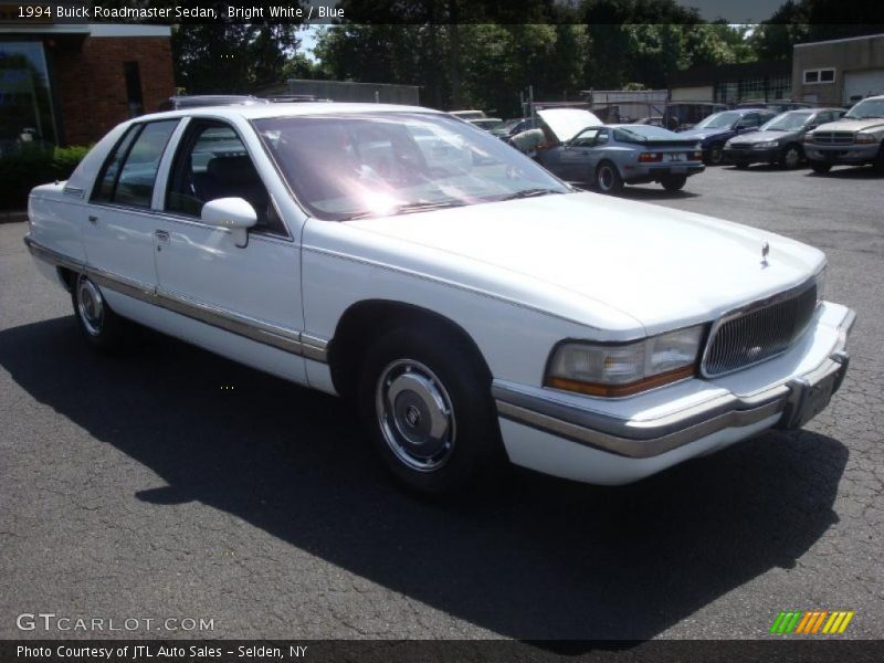 Bright White / Blue 1994 Buick Roadmaster Sedan