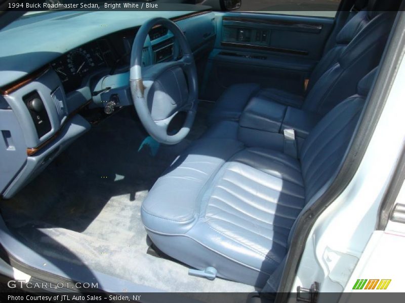 Bright White / Blue 1994 Buick Roadmaster Sedan
